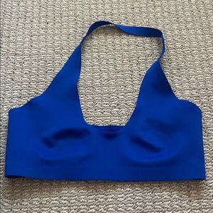 Navy blue halter bra